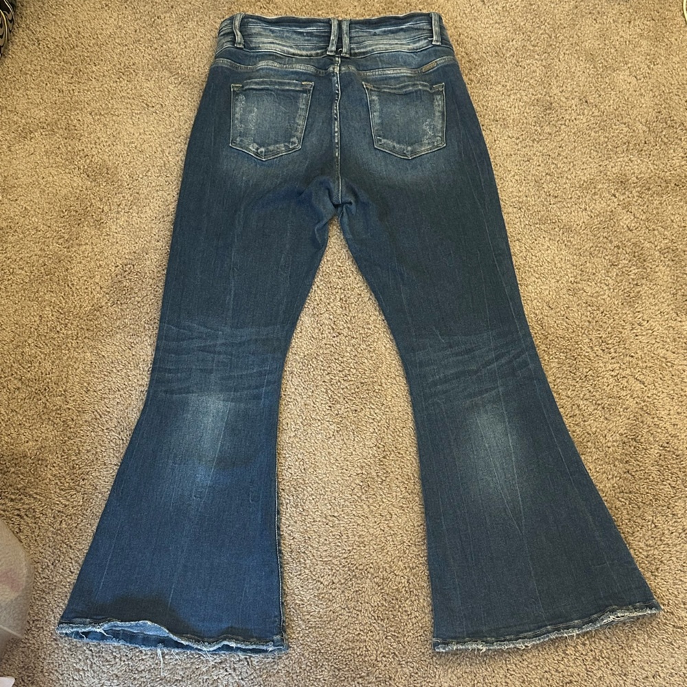 KanCan Dark Blue Flare Jeans Women’s Size 31 - Picture 9 of 9